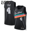 NBA San Antonio Spurs Trikot De Aaron Fox Nike 2025-26 City Edition Schwarz Swingman - Kinder